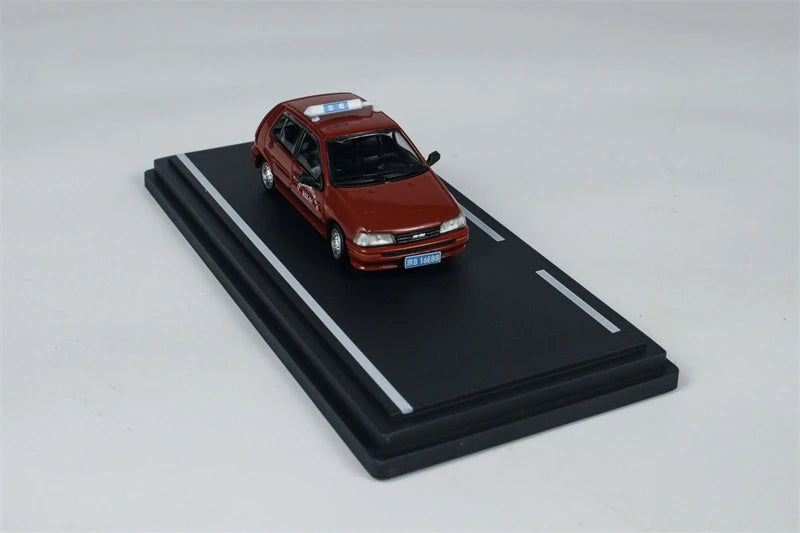 BMC 1:64 Charade Beijing Taxi 2025 HEC Red Diecast Model Car