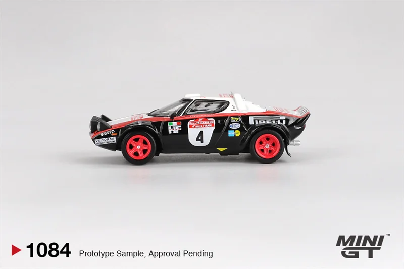 [PreSale] MINI GT 1:64 Lancia Stratos HF #4 1978 Rally Sanremo Winner Diecast Model Car