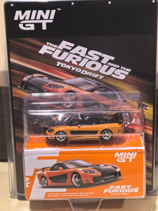 [PreSale]  Mini GT 1:64 Mazda RX-7 VeilSide Fortune The Fast and the Furious Tokyo Drift Han Seoul-Oh LHD MGT01251 Diecast Model Car