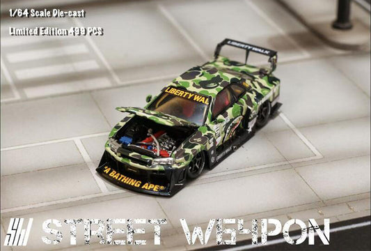 SW 1:64 LBWK ER34 Camouflage limited500 Diecast Model Car