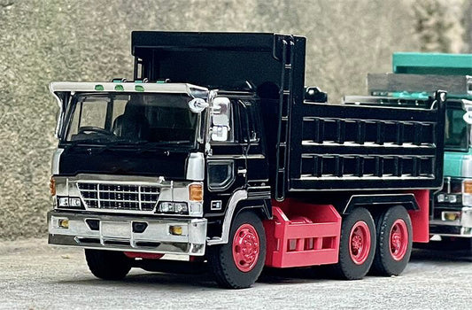 DBGT 1:64 Hino Super Dolphin Dump Truck Green / Black  Diecast Model Car