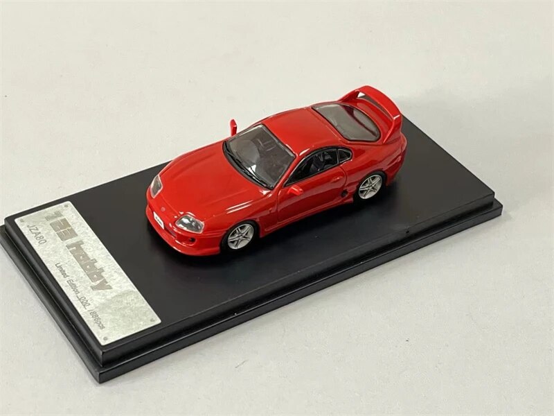 **Pre-Order** 123 Hobby 1:64 JZA80 black / silver / red / Pearlescent white limited888 Diecast Model Car
